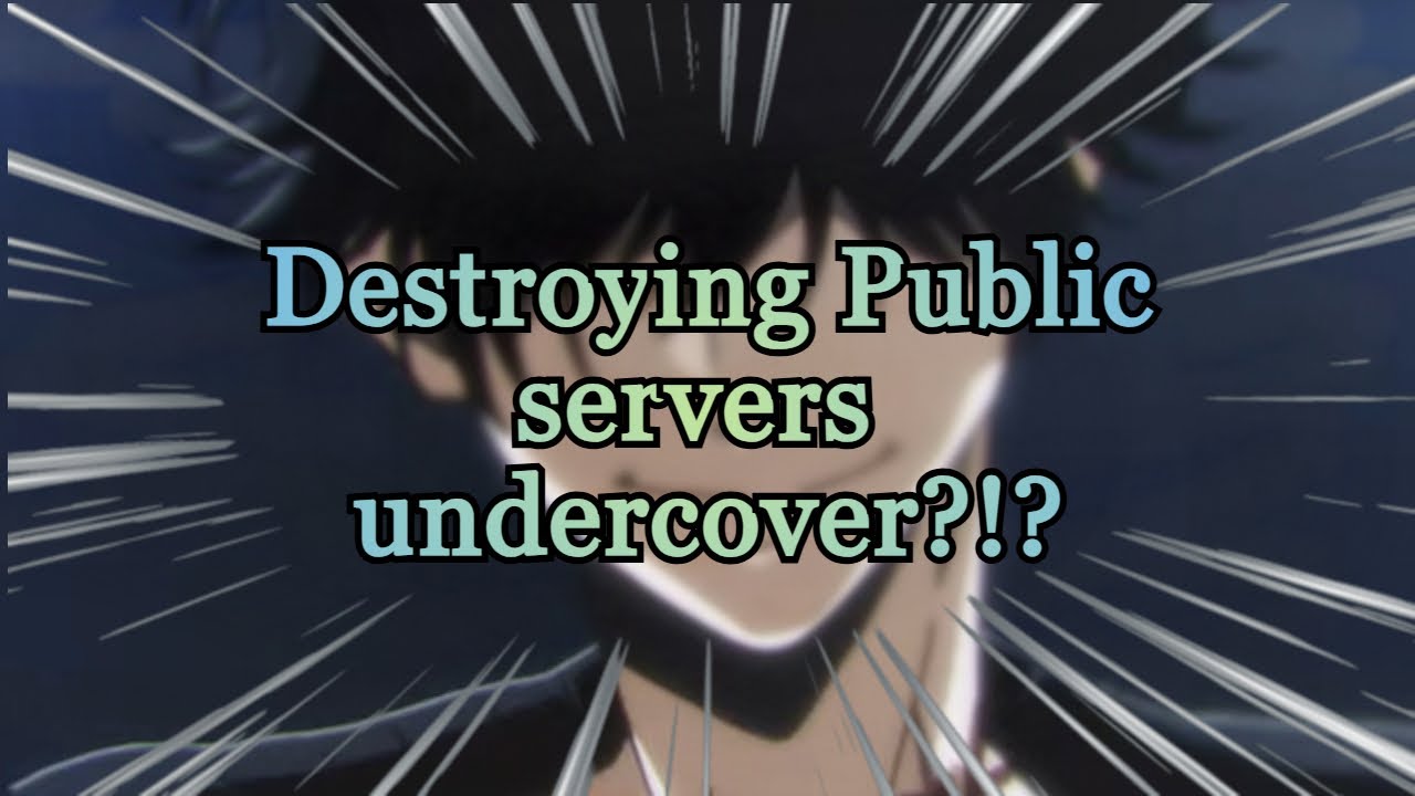 Destroying public servers undercover until somebody recognizes me | Blox Fruits PvP
