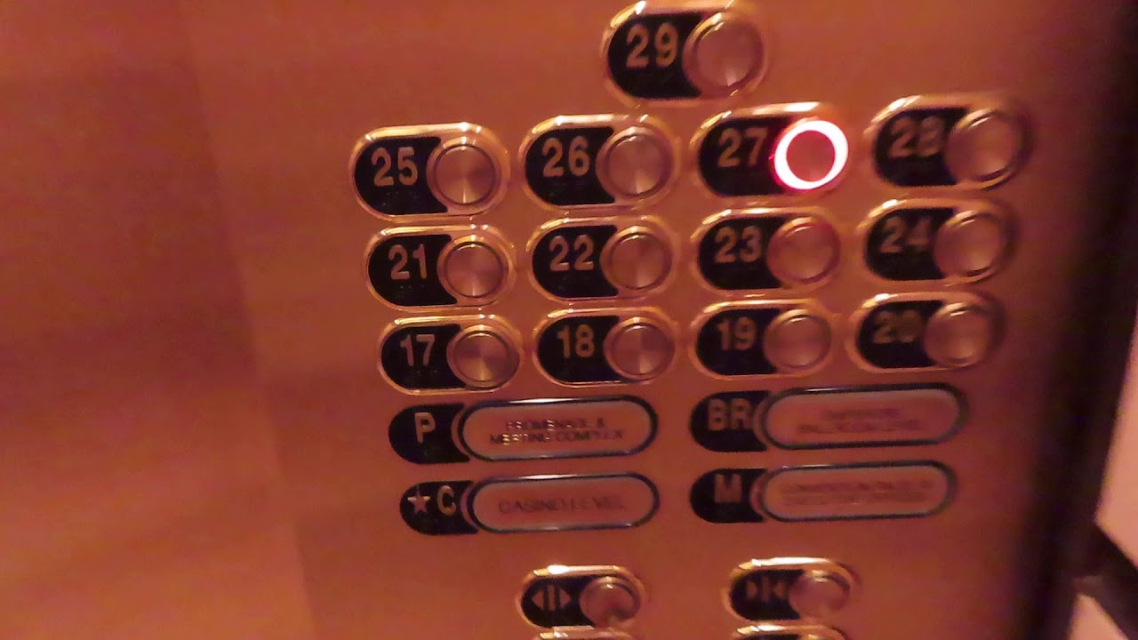 Schindler Traction elevators @ Caesars Palace, Palace Tower - Las Vegas, NV.