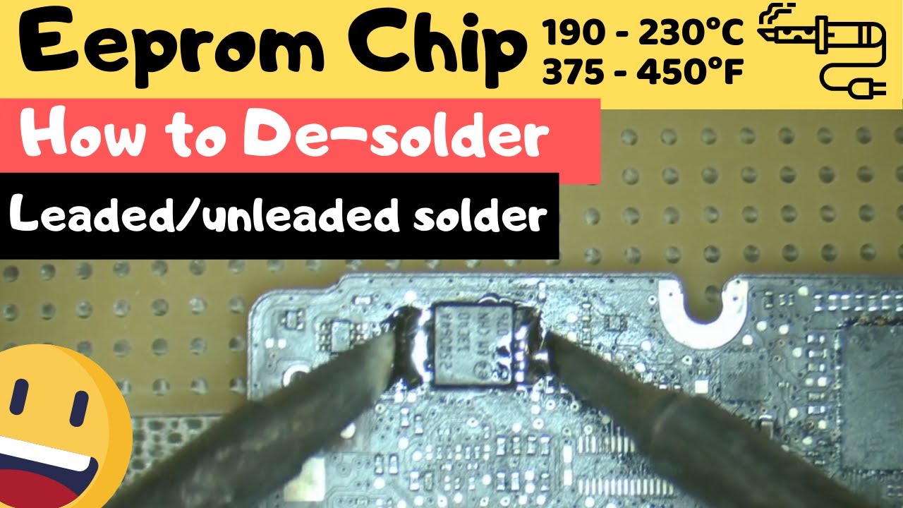 Руководство по замене компонентов EEPROM — как паять 8-контактный компонент EEPROM