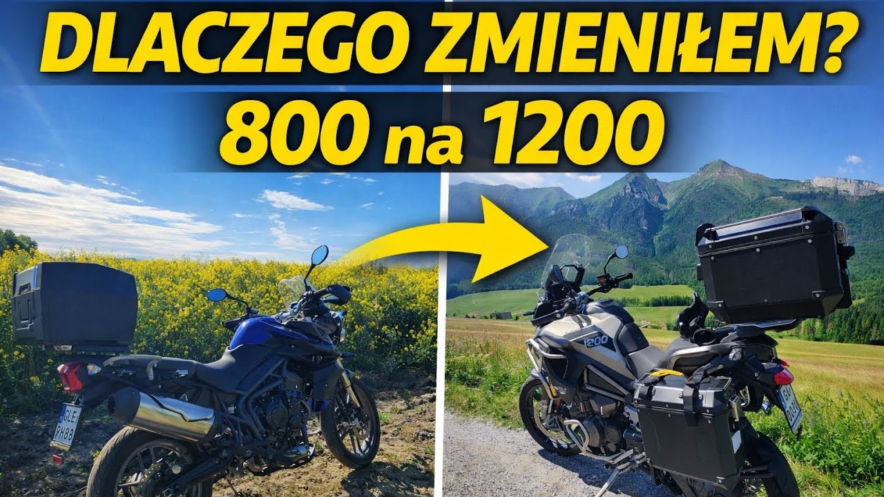Triumph Tiger 1200 - dlaczego przesiadłem się z 800?