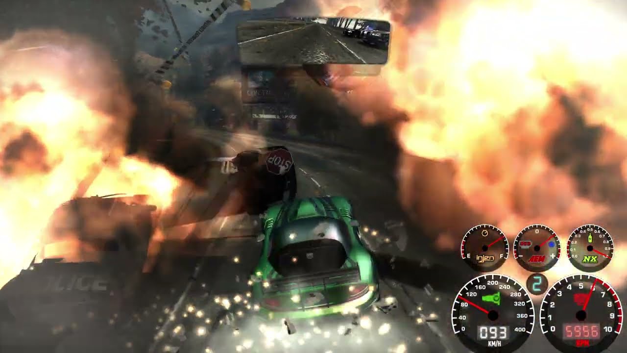 The cops nearly got me with the spikestrip at the end | NFS Most Wanted (2005)
