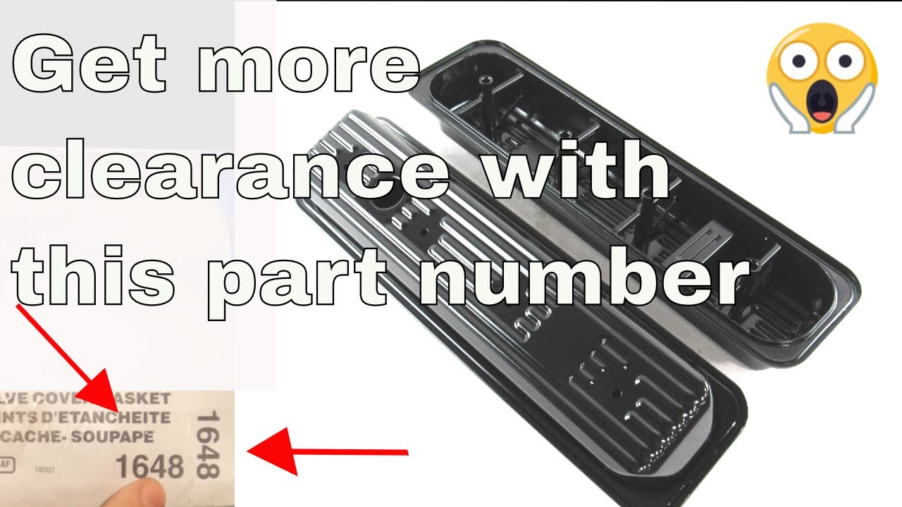 Center Bolt Valve Cover Clearance for Roller Rocker Arms