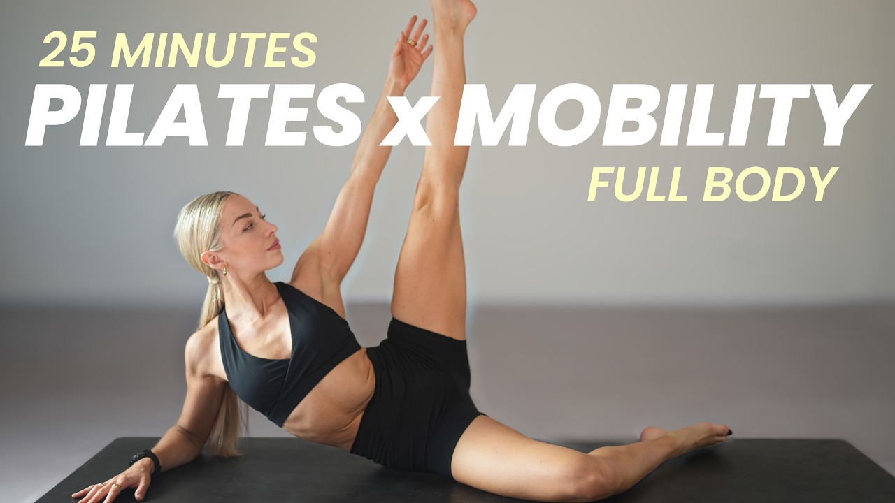 25 Minutes Pilates Mobility and Stretch | Full Body at Home Workout | Follow Along