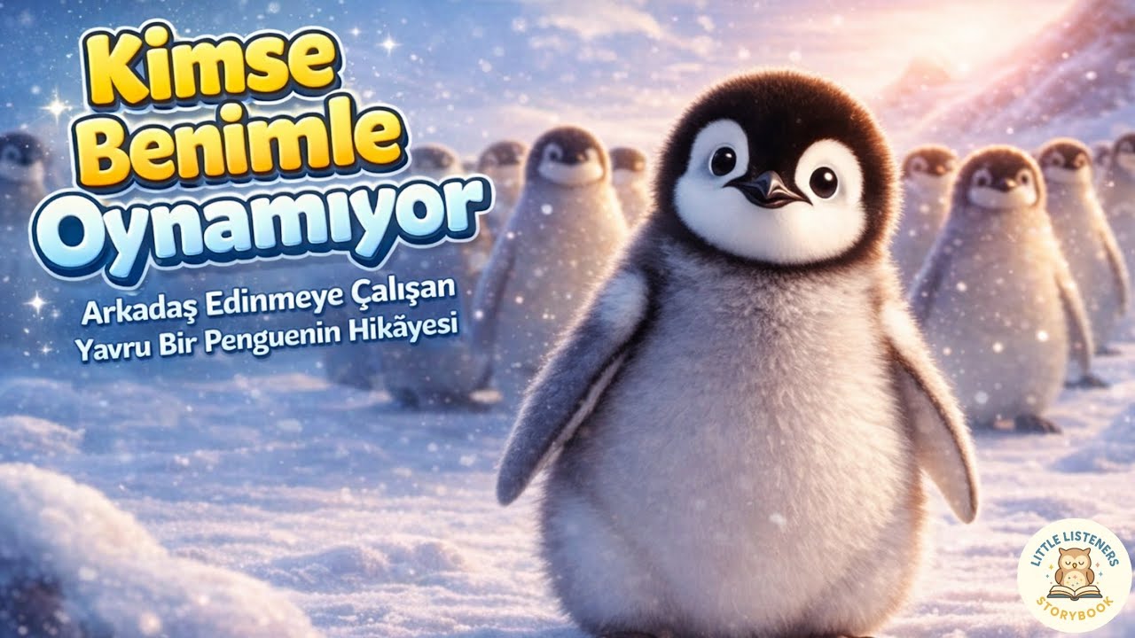 Kimse Benimle Oynamıyor | Arkadaş Edinmeye Çalışan Yavru Penguenin Hikâyesi | Animasyon Hikaye 