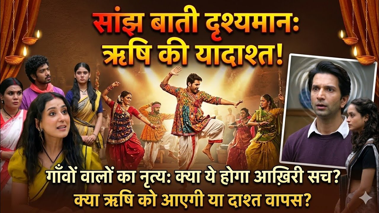 Jhanka -New -Promo सांझबाती दृश्यमान की कोशिश  होगी कामयाब गावों नृत्य देख ऋषि की यादाश्त आएगी वापस.