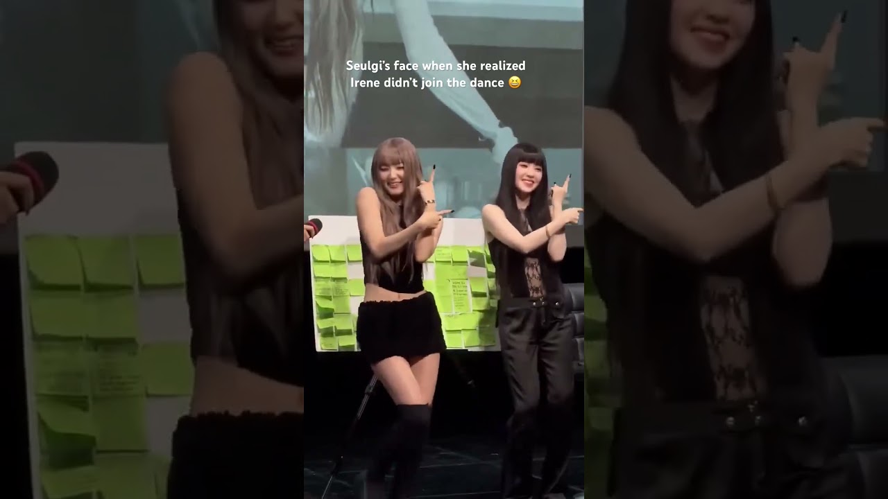 Irene just laughing it off hahaha #kpop #seulrene #aseul #tilt #redvelvet #irene #seulgi