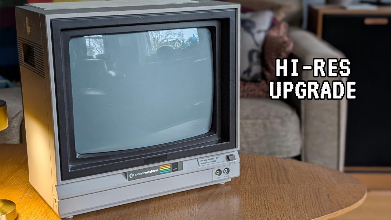 I tried (and failed) to make the ultimate Commodore 1702 monitor