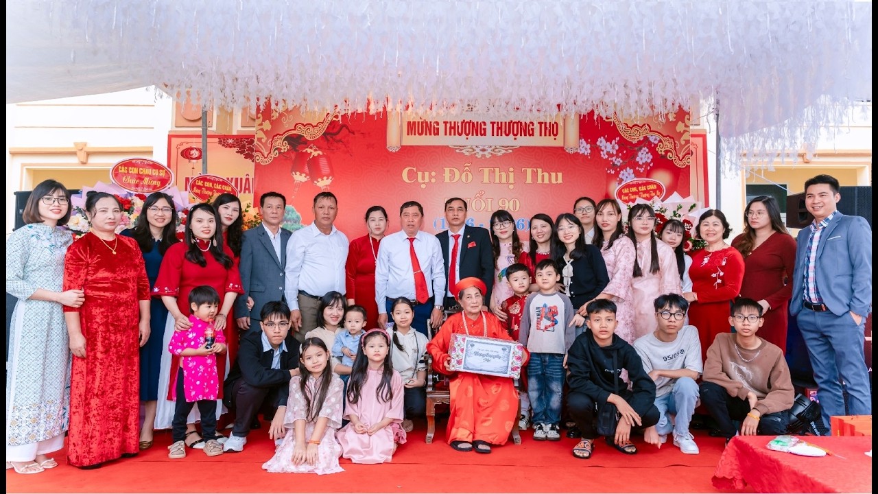 LỄ MỪNG THỌ  - CỤ ĐỖ THỊ THU TUỔI 90