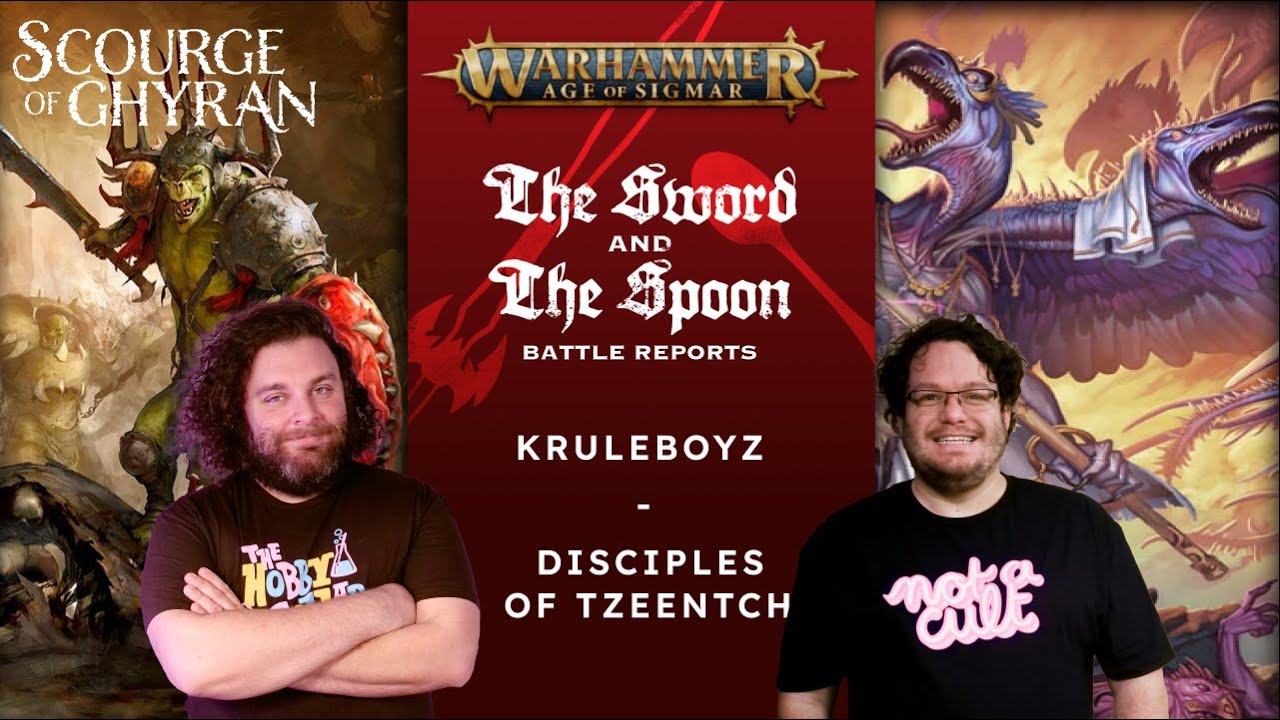 NEW RULES! Scourge of Ghyran! Kruleboyz v Disciples of Tzeentch #games #scourgeofghyran #ageofsigmar