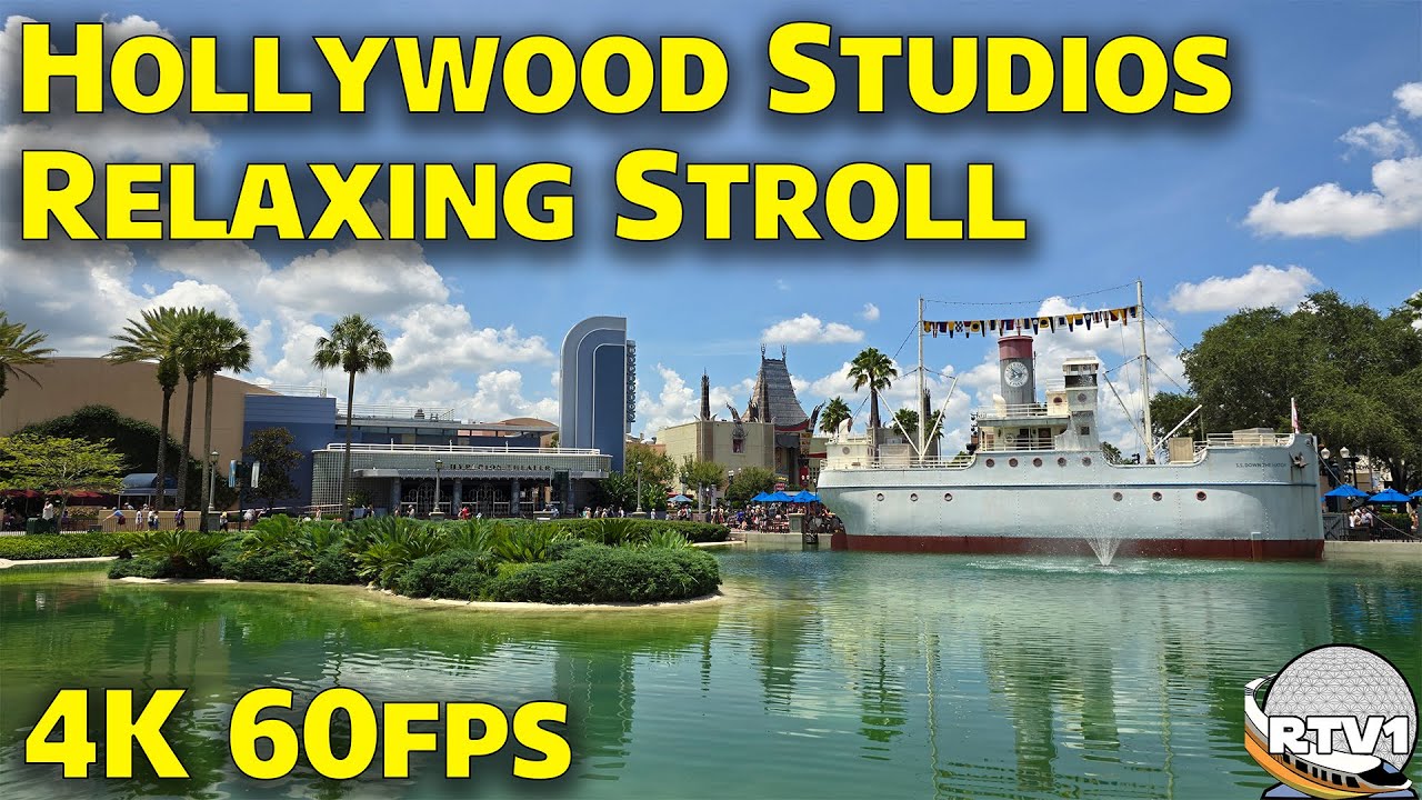 Relaxing Stroll around Disney's Hollywood Studios on a Beautiful Day - Walt Disney World
