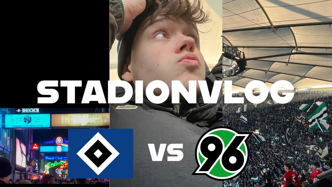 ERKÄMPFTE Punkteteilung... Reeperbahn & Hamburg TOUR | HAMBURGER SV VS HANNOVER 96 STADIONVLOG