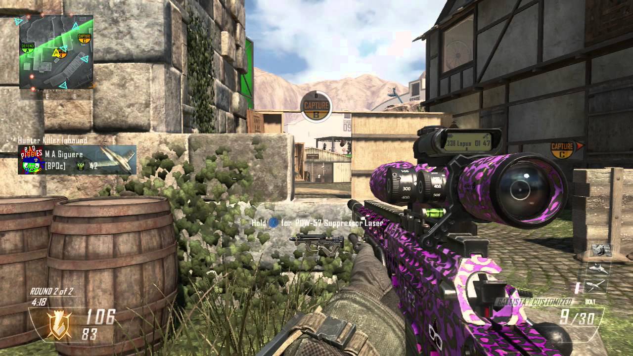 FaZe Pamaj - Black Ops 2 First game on Studio! (New Firing Range)