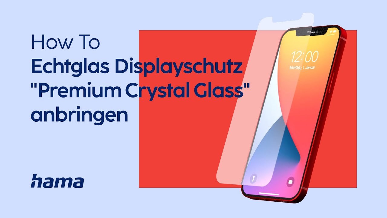 Hama Echtglas Displayschutz 