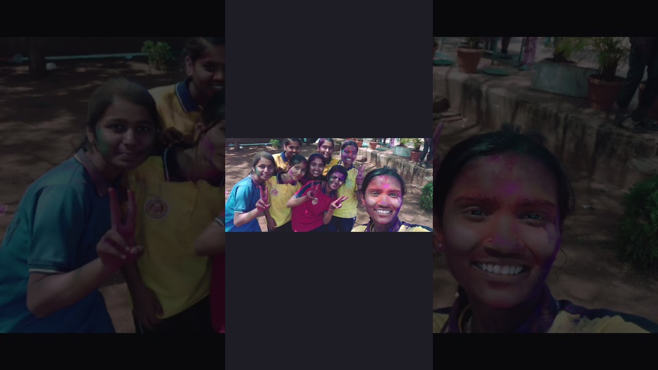 Holi celebrations in school 