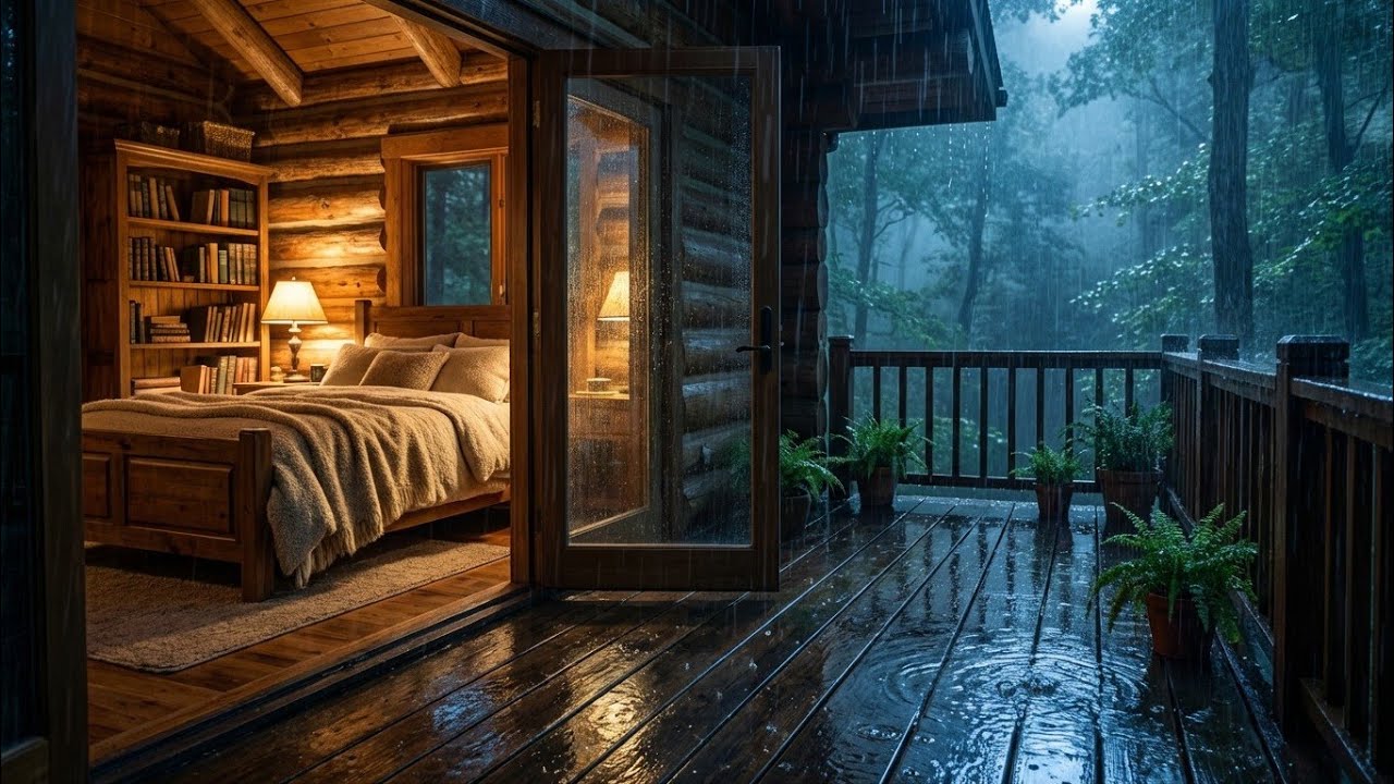 Forest Rain Atmosphere | Gentle Rain Sounds for Focus and Deep Rest