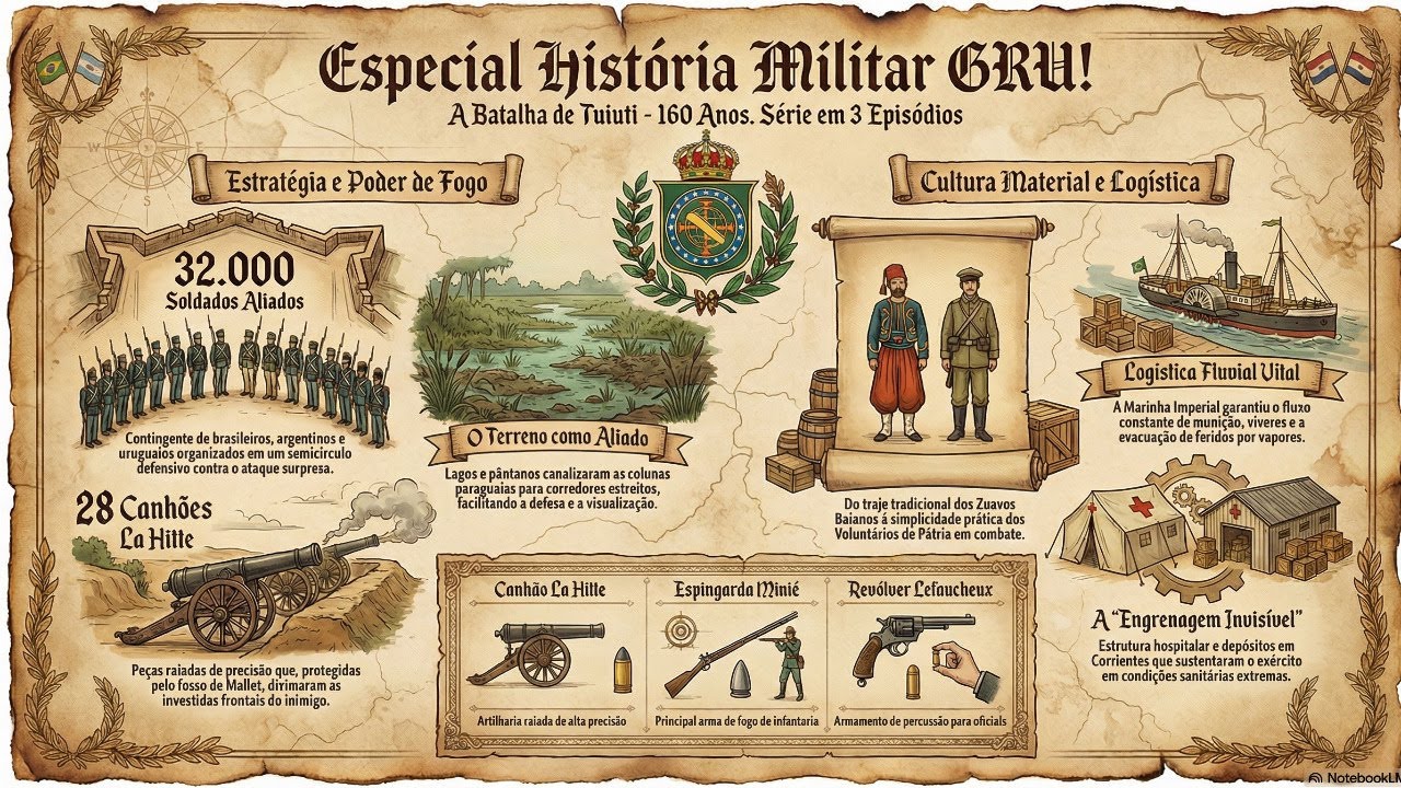 20:30 - GRU! na História Militar: 160 anos da Batalha de Tuiuti (2o. Episódio)