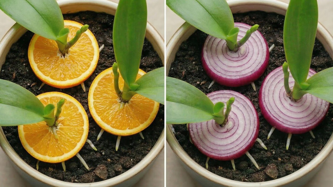 Onion or Orange – Which Is the “Golden Key” to Faster Orchid Root Growth?
