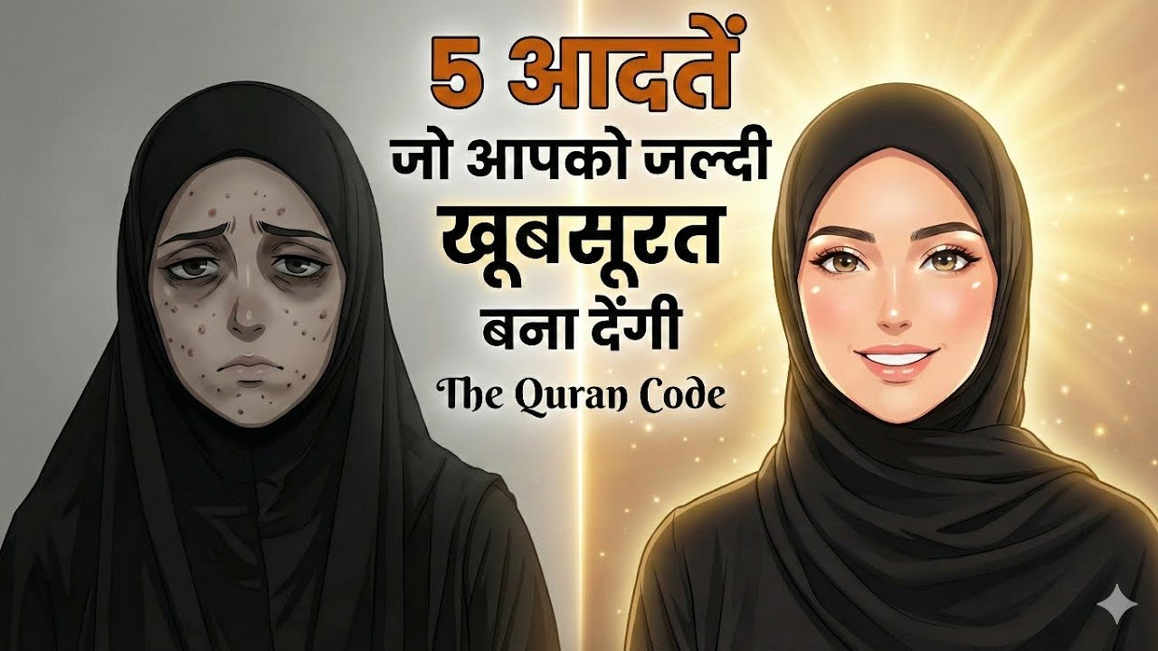 5 आदतें जो आपको बहुत जल्दी खूबसूरत बना देंगी | आप खुद महसूस करेंगे . The Quran code.
