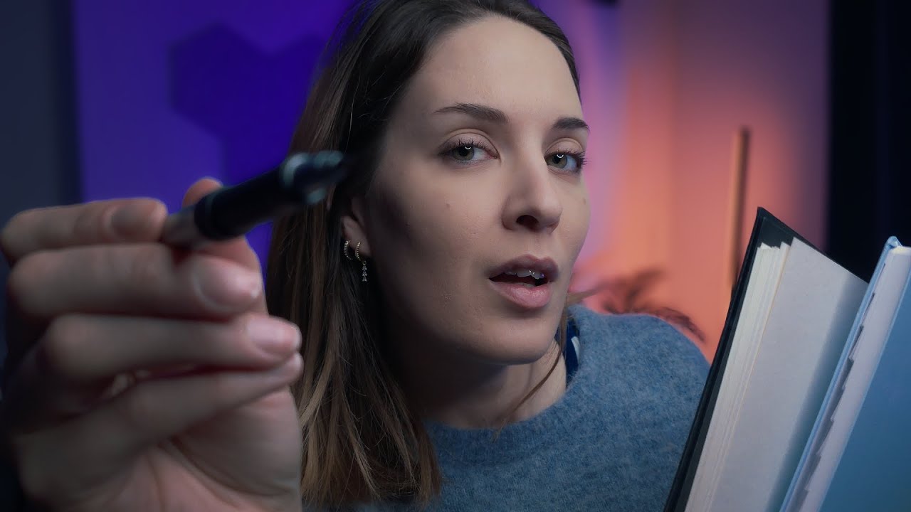 Soft Spoken ASMR Friend Takes Your Measurements & Sketches Your Profile for Ultimate Calm