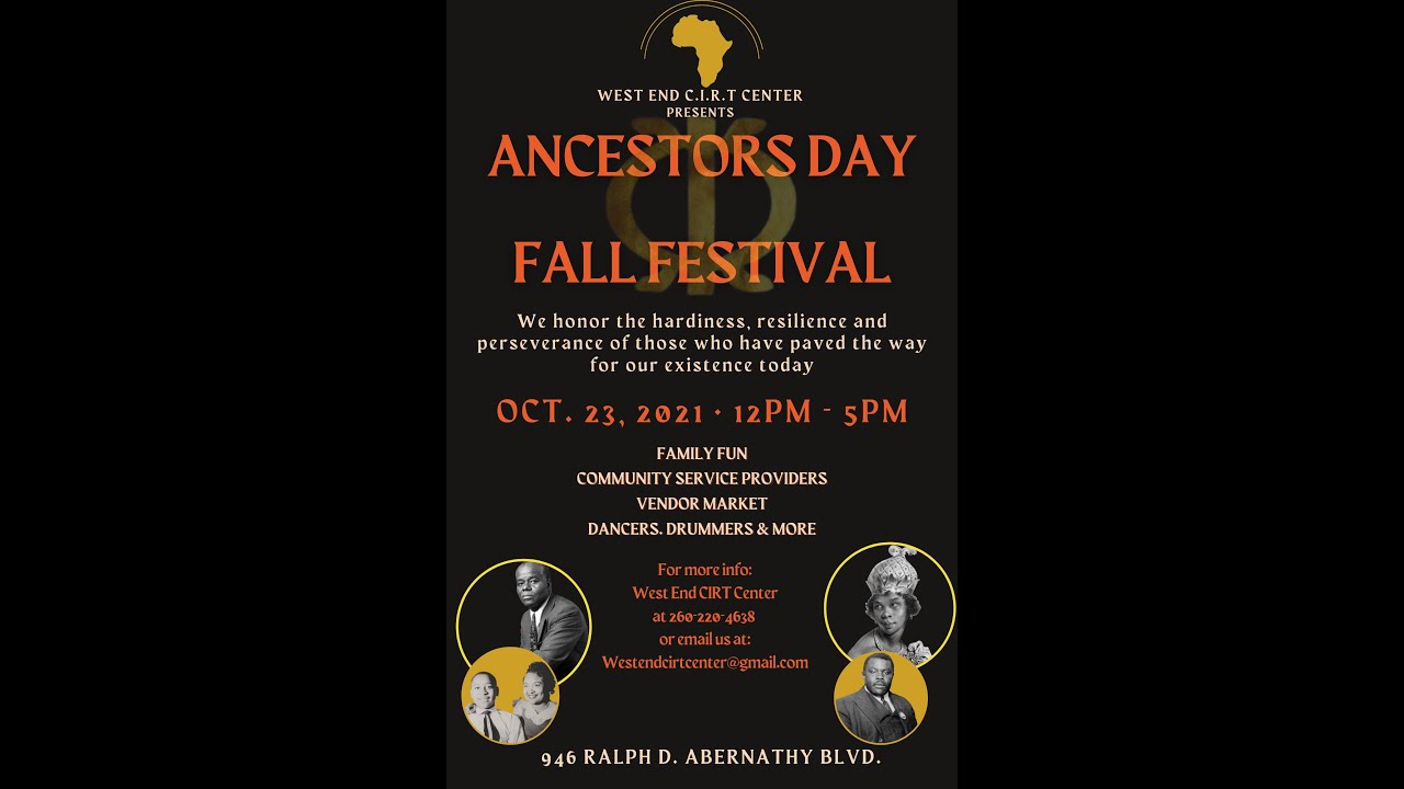 Ancestors Day Fall Festival Promo