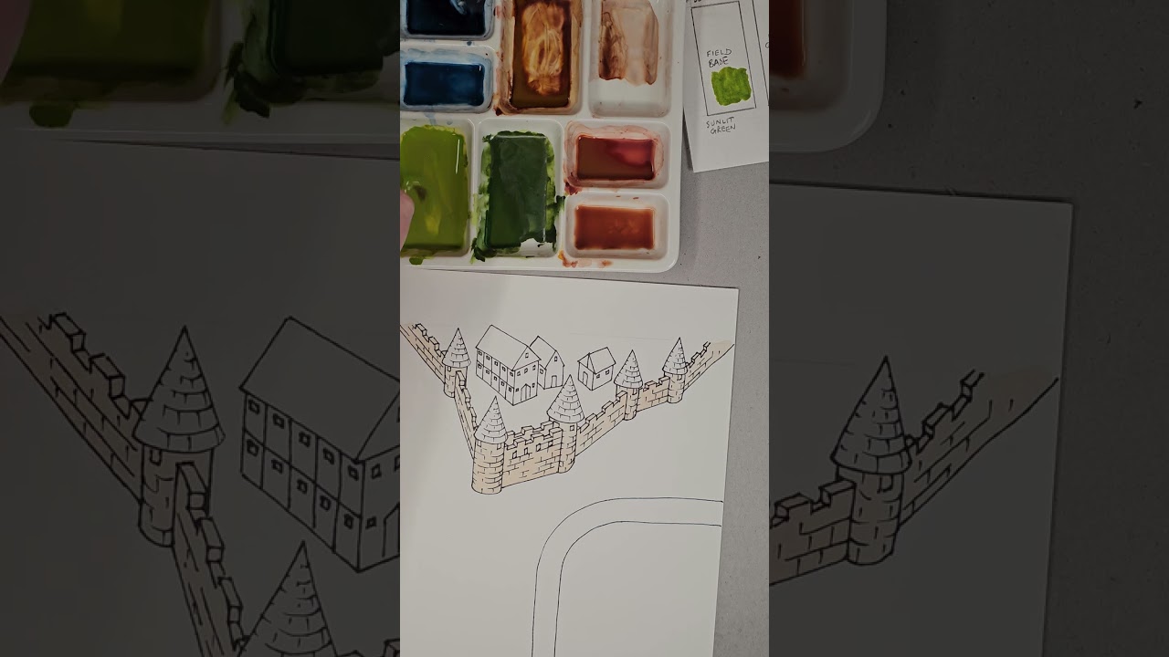 Square Artwork - Colour Washes