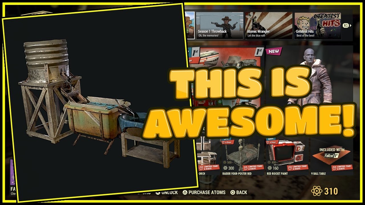 Обновление «Атомный магазин» (30 декабря 2025 г.) — Fallout 76