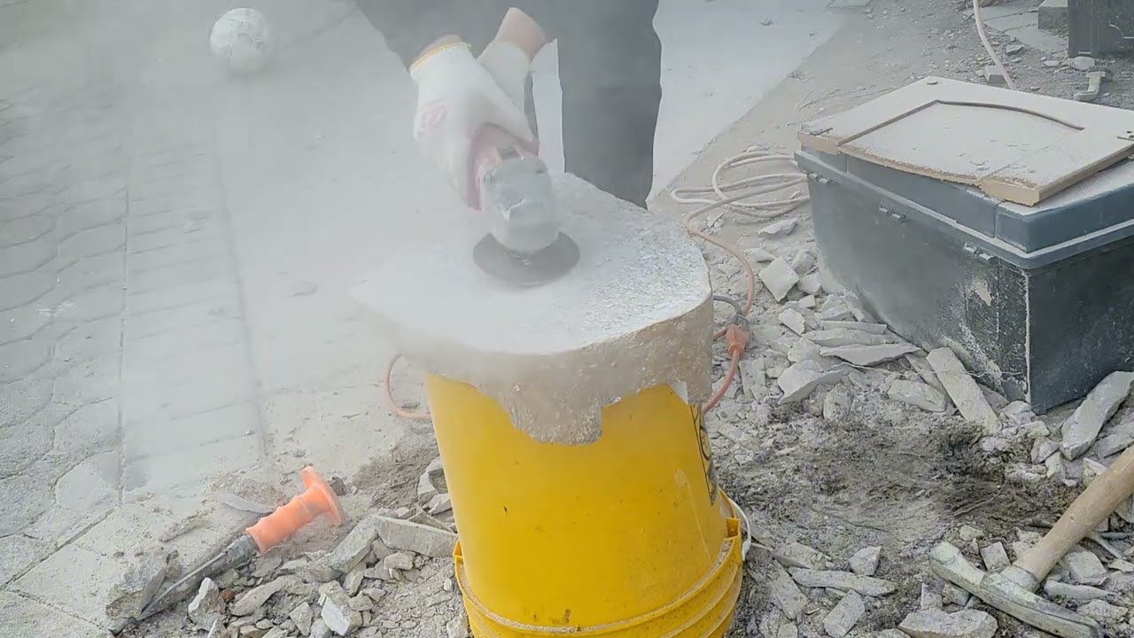 Como tallar una piedra de forma artesanal parte 2 #construccion #tips #ideas 