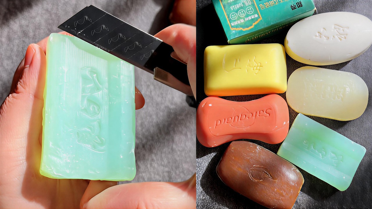 Relaxing Soap Cutting ASMR | Clean & Smooth Slice 🧼✨