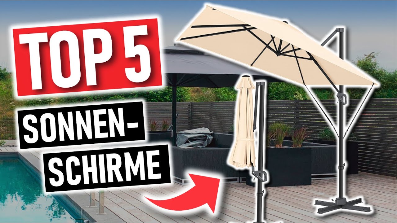 Die besten SONNENSCHIRME 2026 | Top 5 Sonnenschirme | Sonnenschirm für Terasse & Balkon