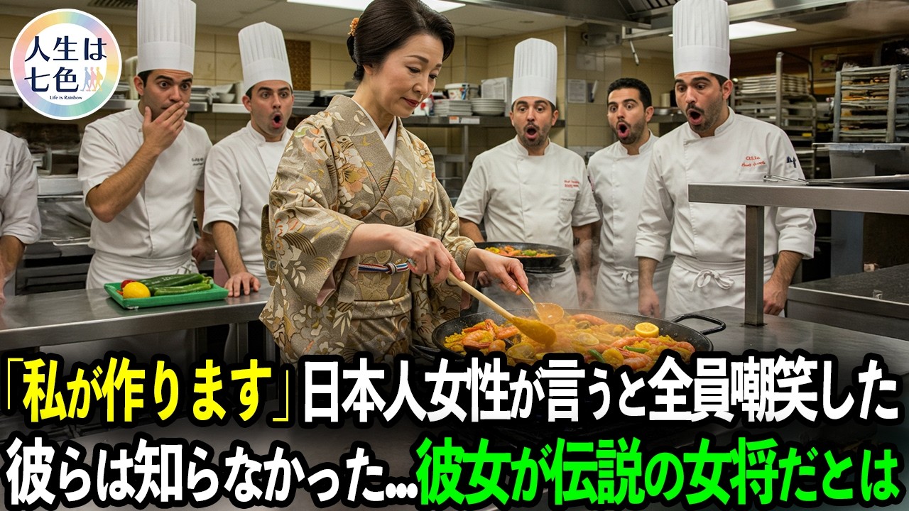 「皿洗いの日本ババアが出しゃばるな！」53歳の日本人女性に罵声を浴びせた本場スペイン人の料理人。しかし彼女は30年間、老舗旅館を支えた伝説の女将だった