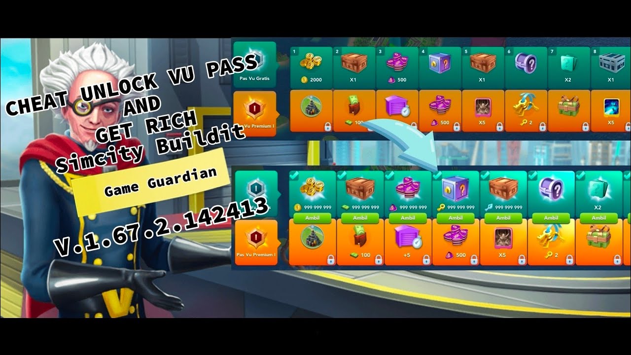 UNLOCK VU PASS SIMCITY 2025 NO ROOT🔥 - Cheat SimcityBuildit Unlock VU Pass No Root