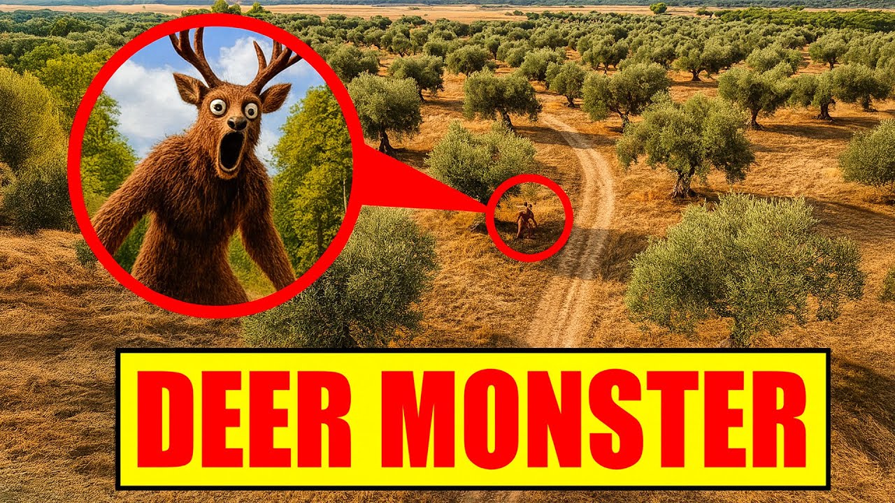 Мой дрон заснял Deer Monster из 99 Nights в реальной жизни