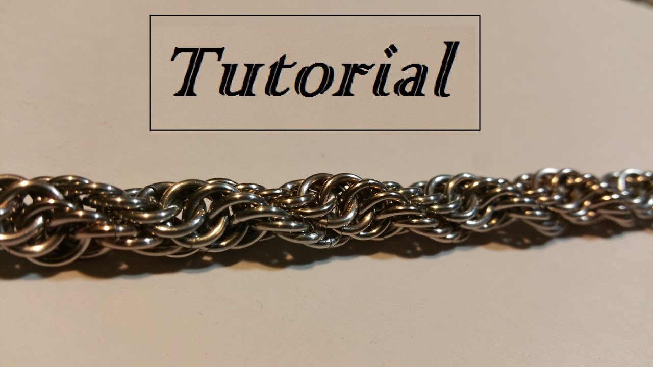 Double spiral chainmaille