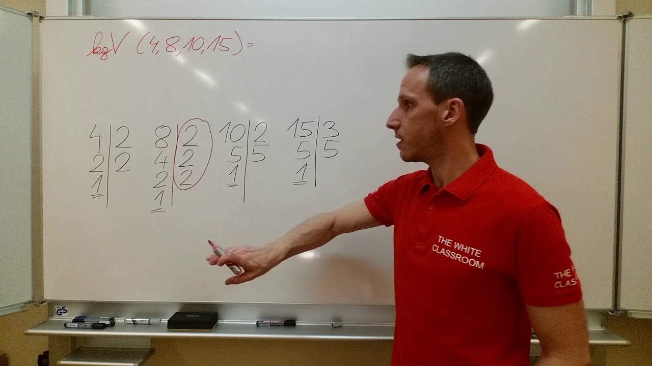 KLEINSTES gemeinsames VIELFACHE - kgV (4,8,10,15) - Primfaktorenzerlegung - Anwendung 1 (Berechnung)