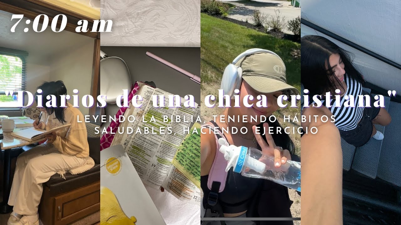 7AM CHICA CRISTIANA! Rutina de mañana + hábitos cristianos saludables, estudio bíblico & ejercicio