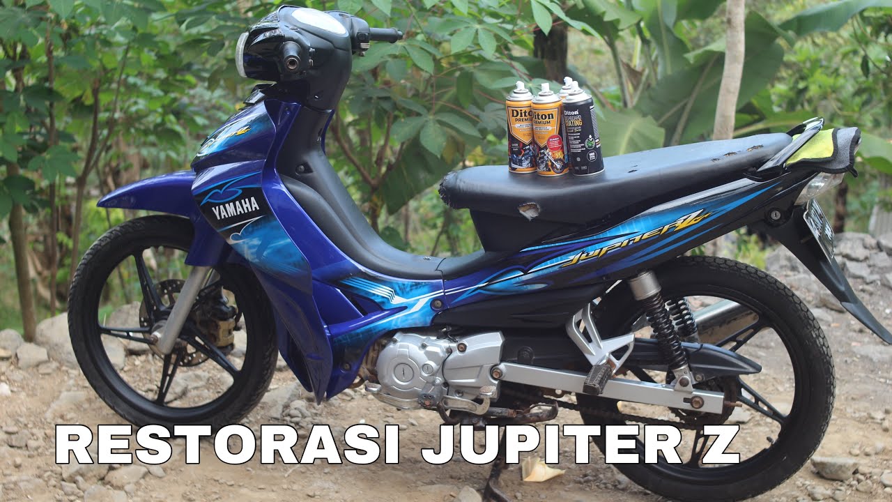 REPAINT FULL JUPITER Z !! Hasilnya Istimewa Lur ,, Habis Berapa Pakai Diton Premium?