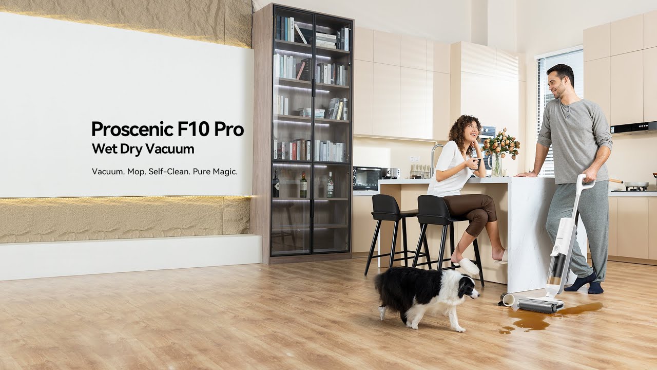 Proscenic F10 Pro Wet Dry Vacuum: Vacuum. Mop. Self-Clean. Pure Magic.