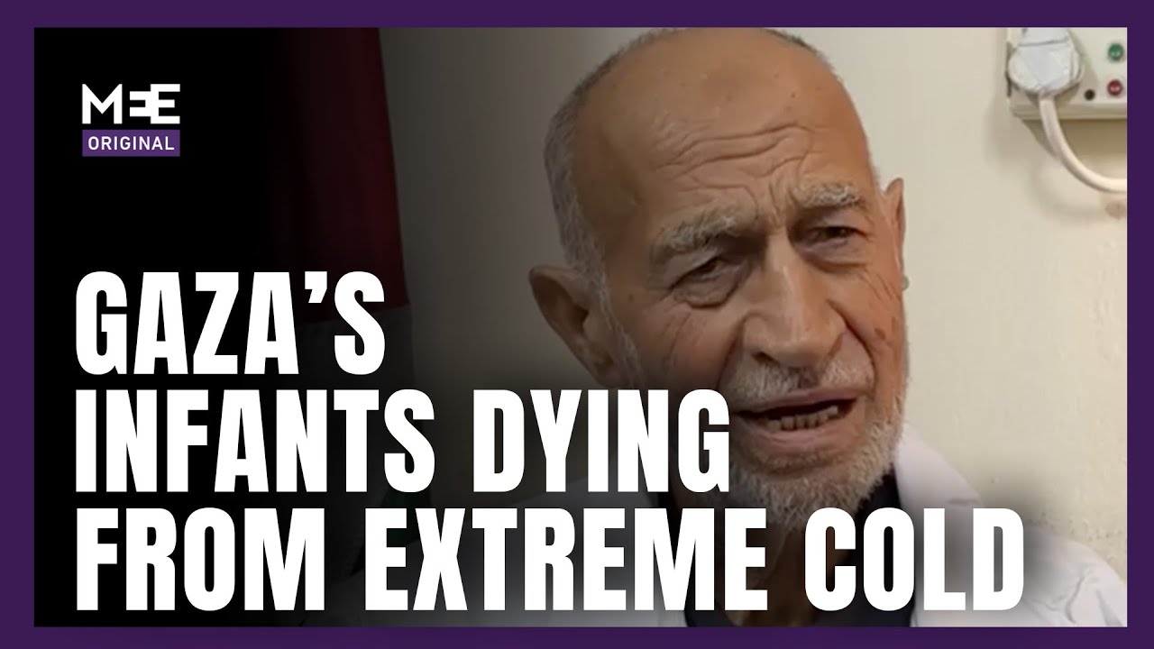 Babies in Gaza dying from extreme cold without shelters