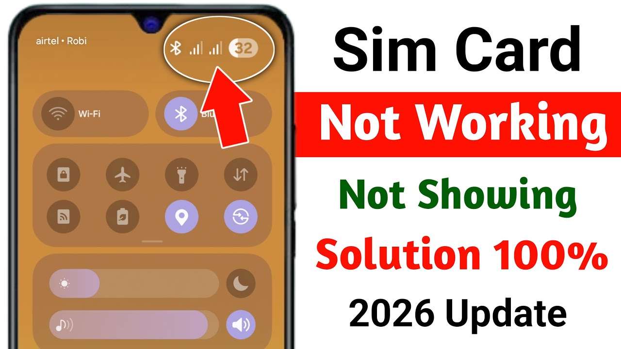 SIM-карта не работает в 2026 году || Проблема отсутствия SIM-карты || Проблема с тем, что SIM-кар...