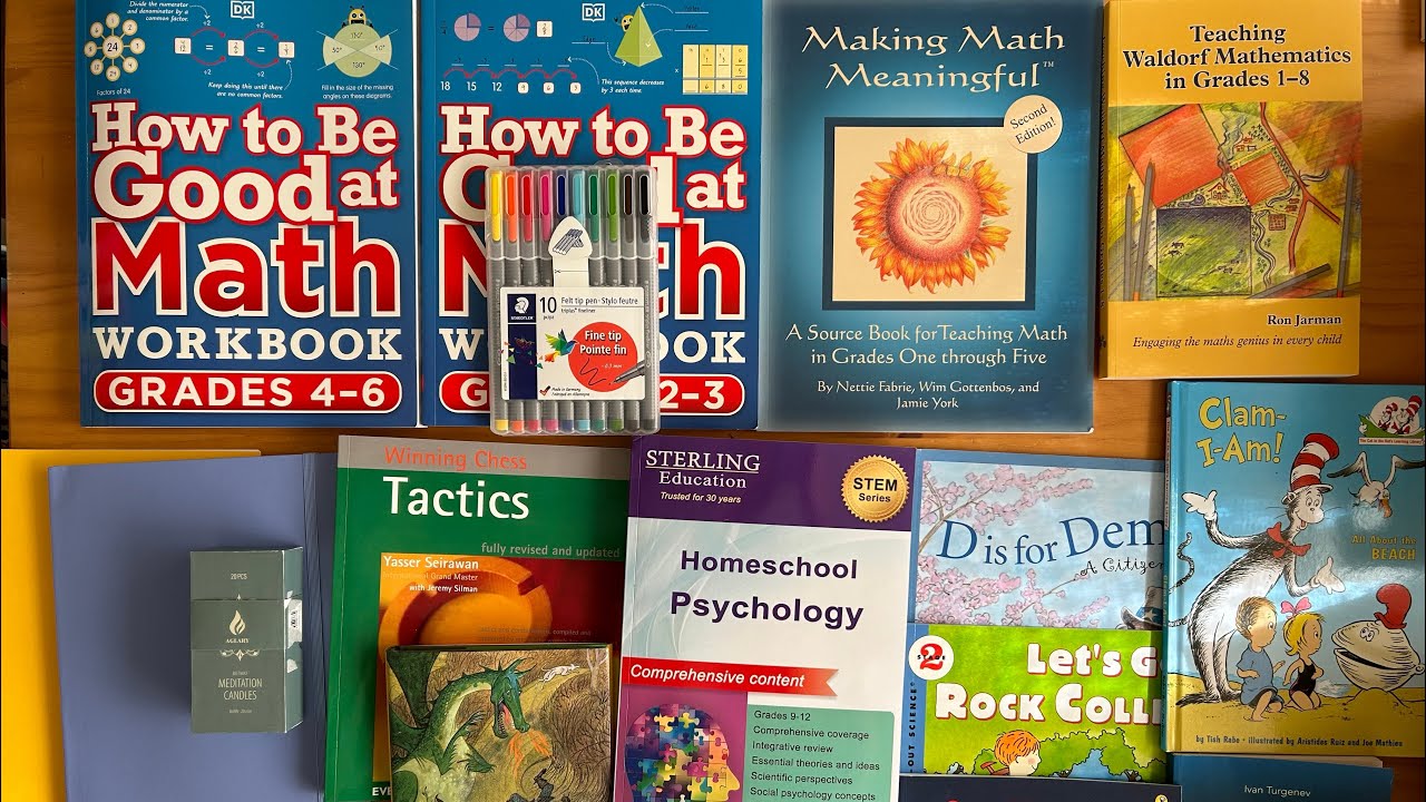 Math Heavy Amazon Homeschool Haul