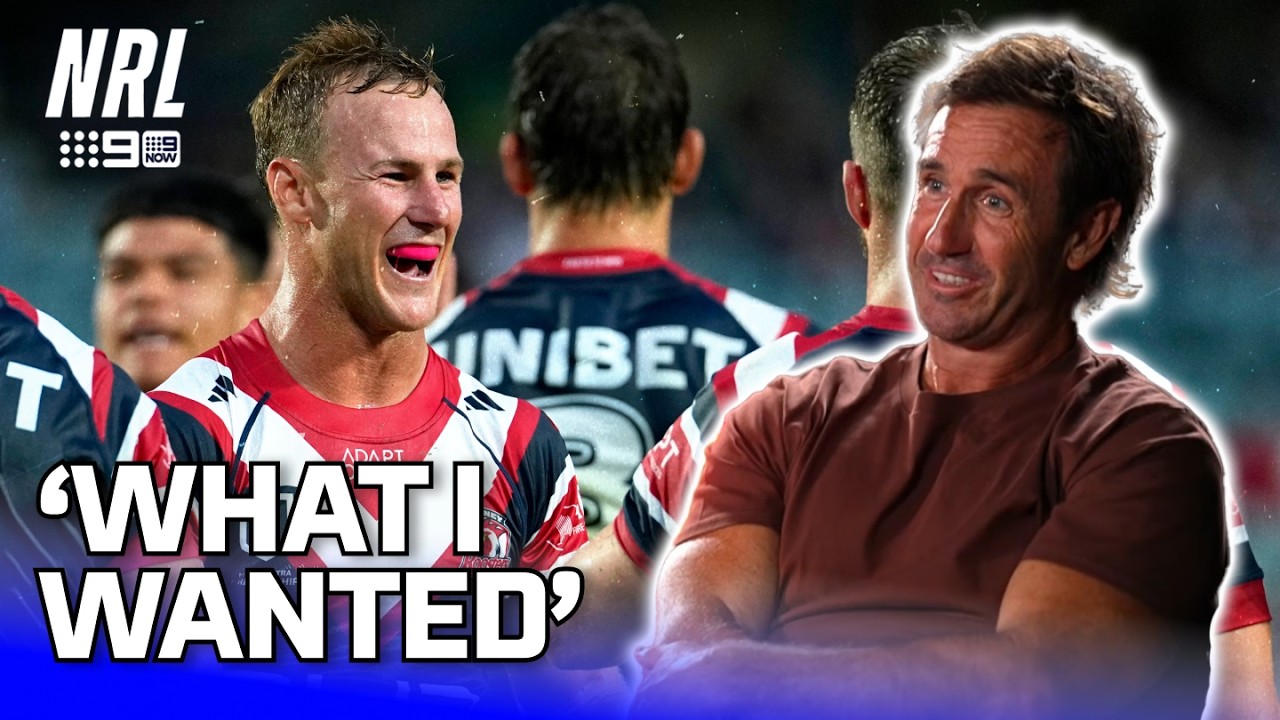 Joey sits down with the NEW Roosters halves | NRL on Nine