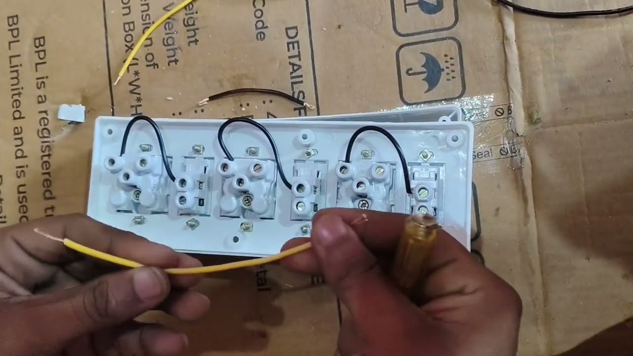 3 switch 3 socket ka connection #electrical #electrician #electricalguru #industrialelectrician 