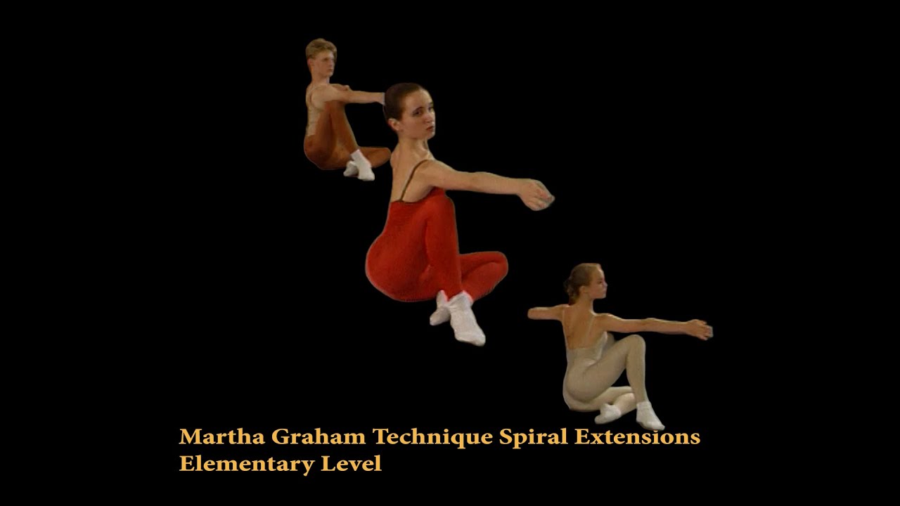 Martha Grahamham Technique Spiral Extension Exercise, Elementary Level by Phyllis Gutelius