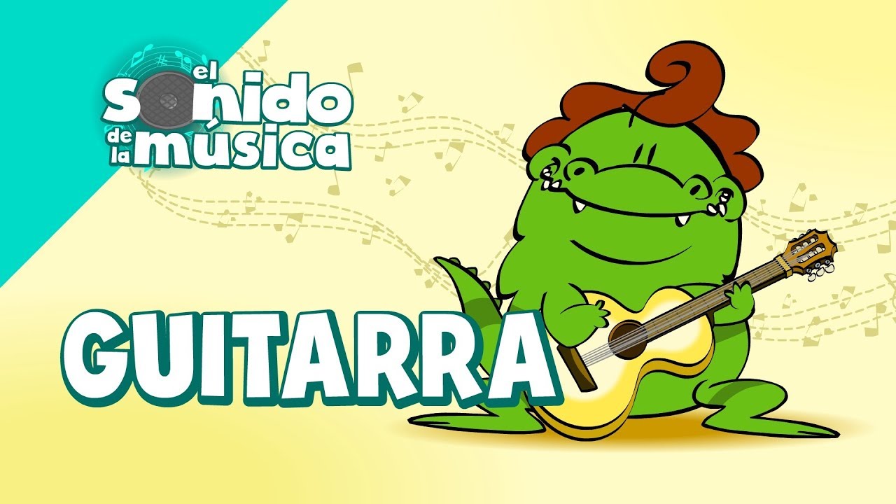 Dibujo Infantil - El sonido de la GUITARRA - Yacarelvis y Amigos