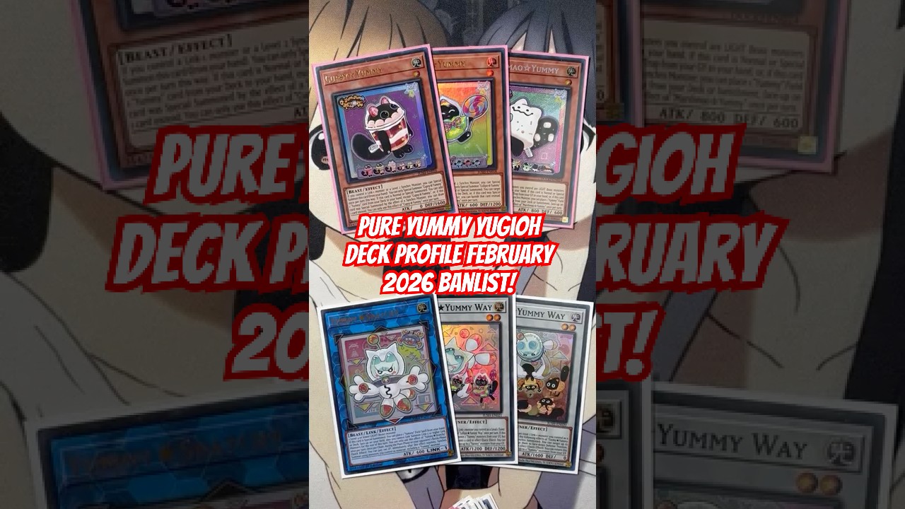 Обзор колоды Pure Yummy Yugioh после запрета в феврале 2026 года.