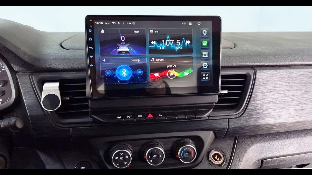 התקנת מולטימדיה תואם מקור ב-RENAULT TRAFFIC  2021-2025