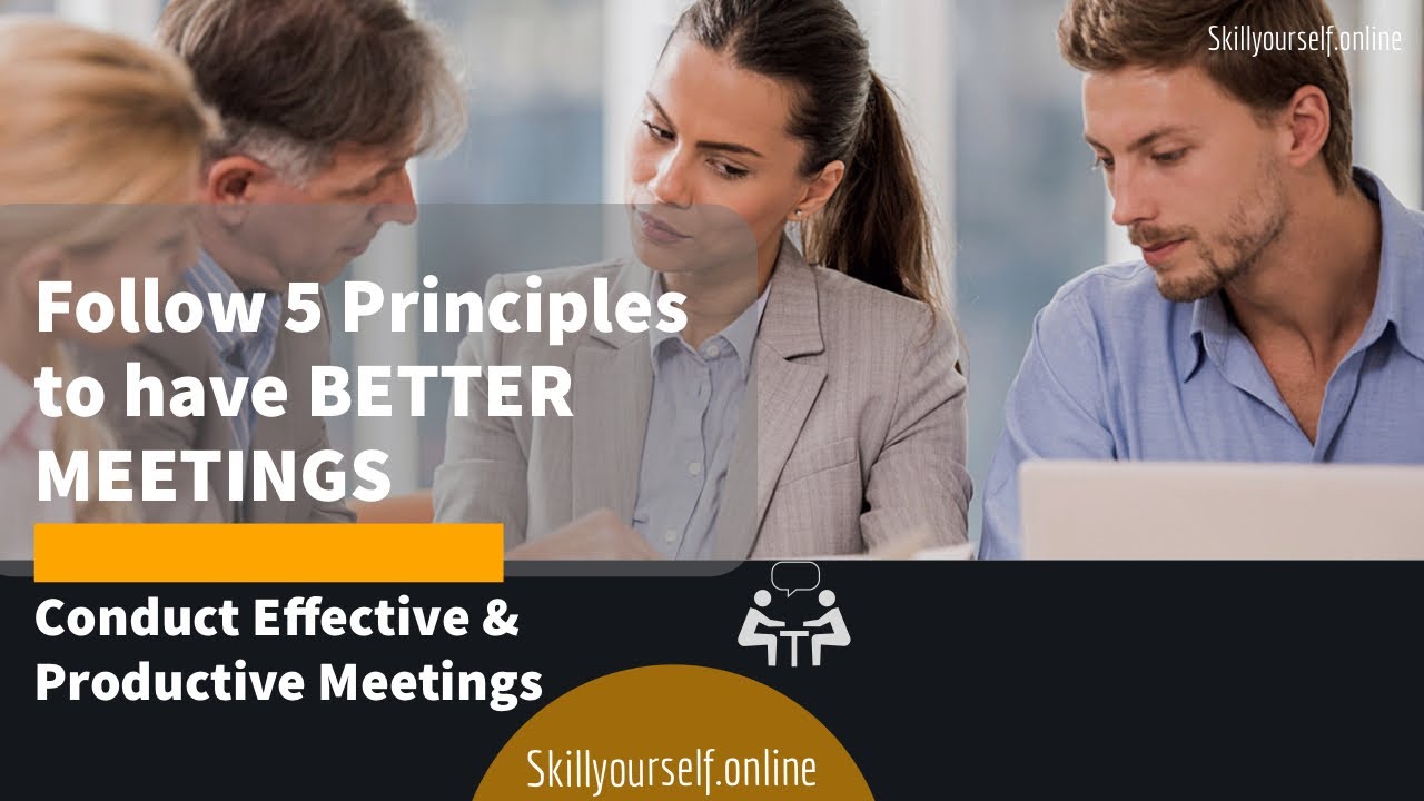 Meeting Essentials   How to have productive and effective meetings #Meeting #productivity