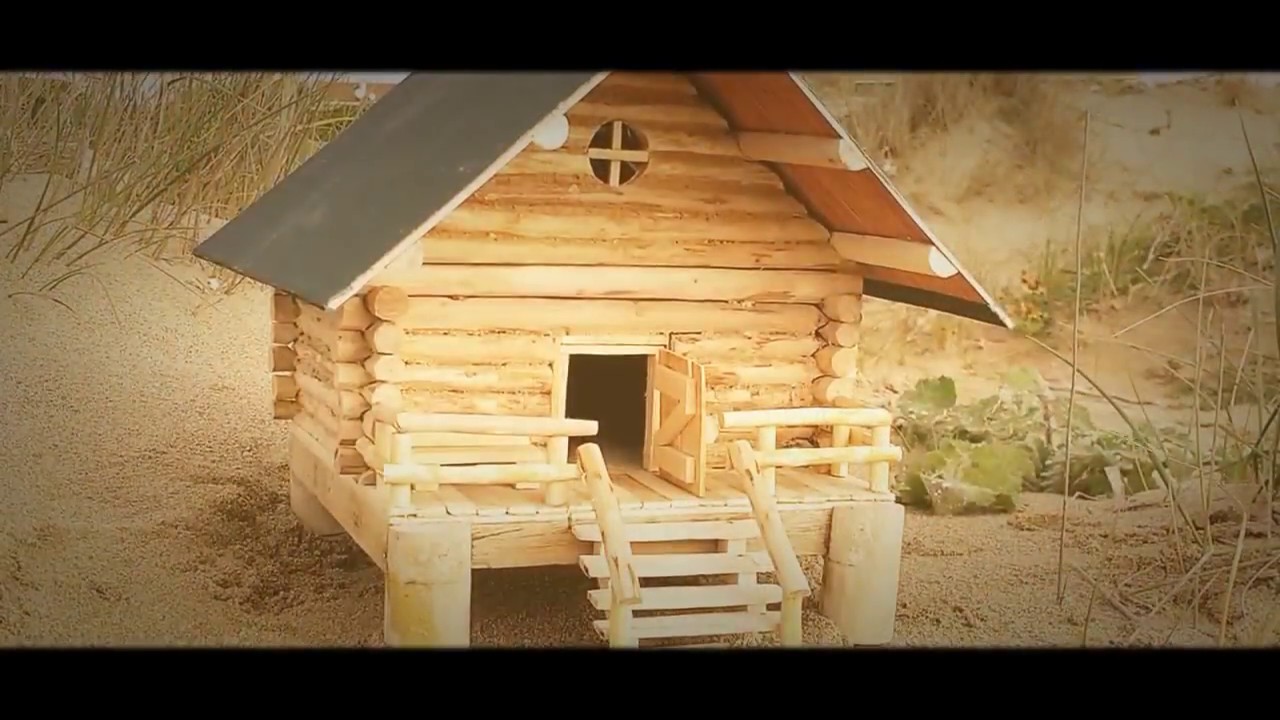 Log Cabin maquet , Maqueta Cabaña de troncos