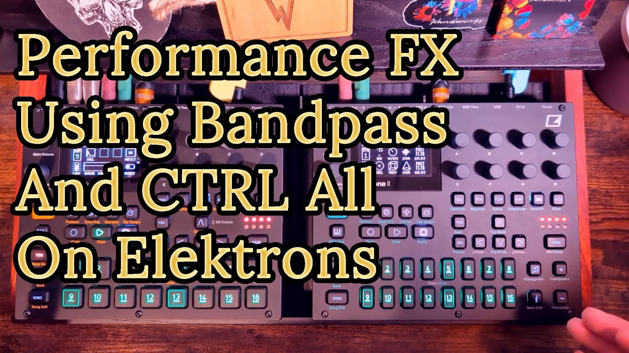 Some Simple Performance FX Ideas on Digitakt 2/Digitone 2 | Hanging With Hexwave