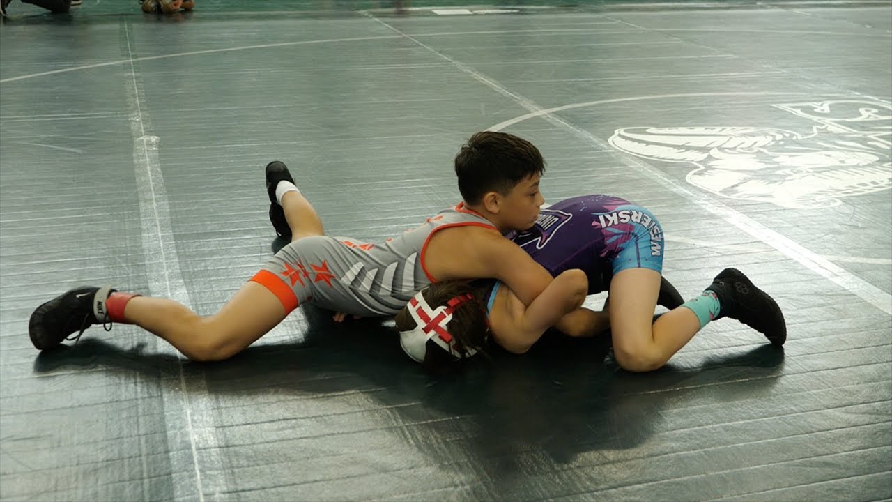 Cael Saldana of Toss Em Up Wrestling Academy [R] v. David Wesierski of ISI Wrestling [G] (84)